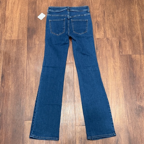 Free People We The Free Dark Blue Flare Jeans - Picture 4 of 10